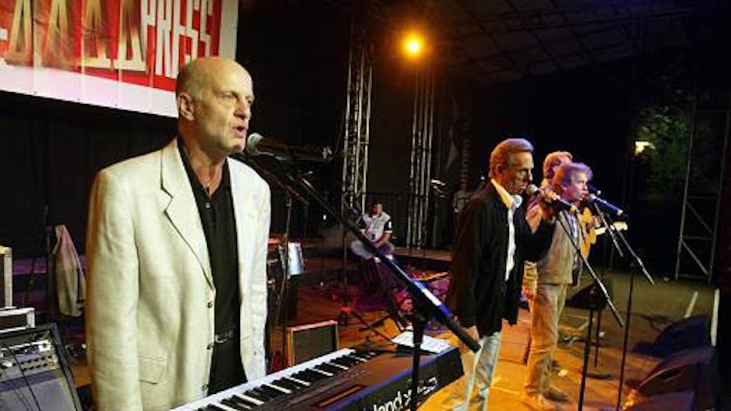 25 Jahre ein Fooss: Willy Schnitzler bei einem Band-Auftritt