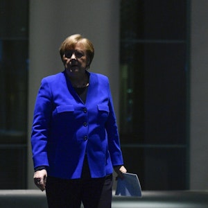 Merkel im Schatten