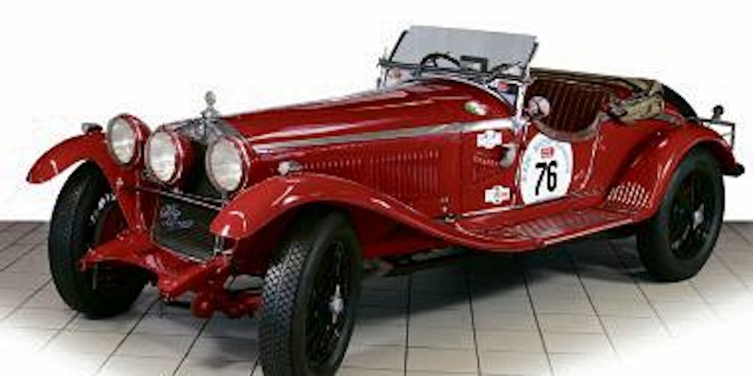 Das Prunkstück der Versteigerung: Ein „Alfa Romeo 6C 1750 Zagato Grandsport“ aus dem Jahr 1931.