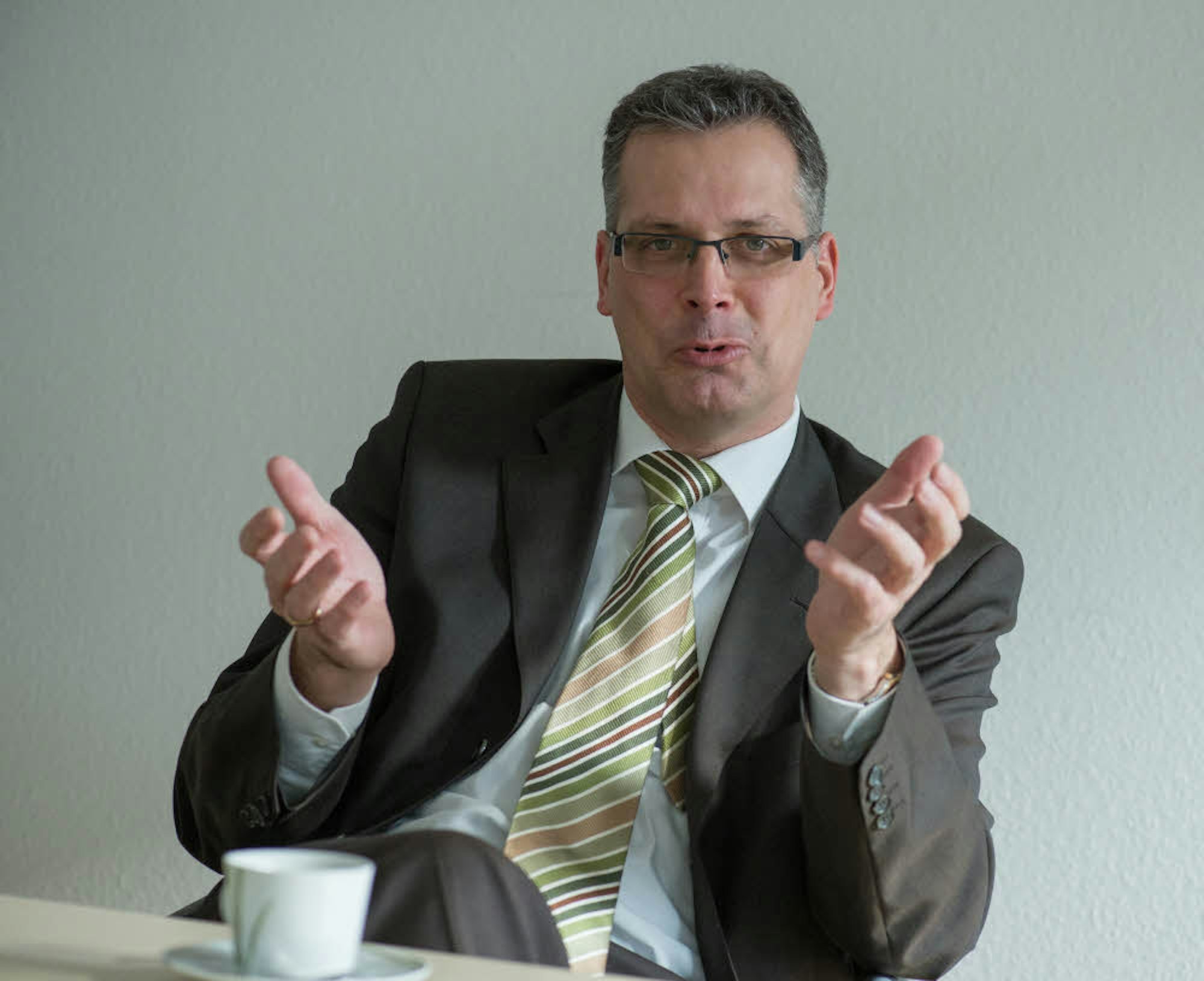 Entschlossen: Zülpichs Bürgermeister Ulf Hürtgen.