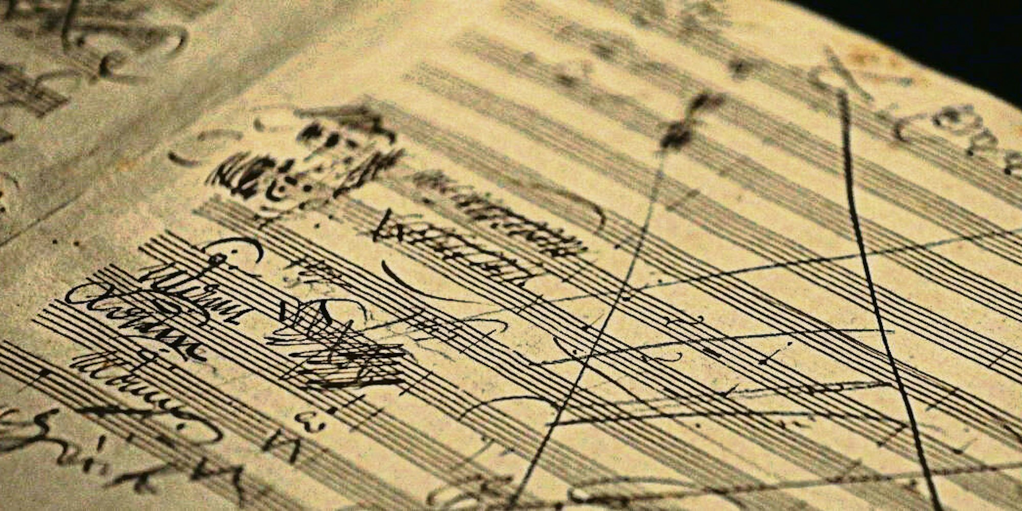 Eine Partitur aus Beethovens einziger Oper „Fidelio“