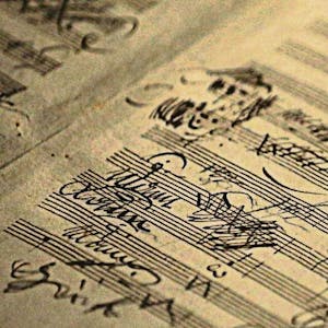 Eine Partitur aus Beethovens einziger Oper „Fidelio“