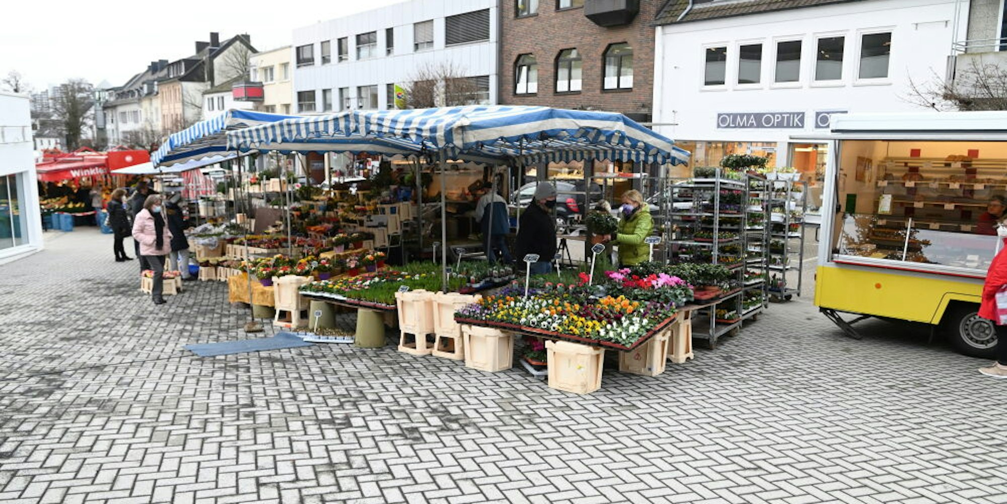 Der schiefe Wochenmarkt von Bensberg machte im Frühjahr deutschlandweit Schlagzeilen.