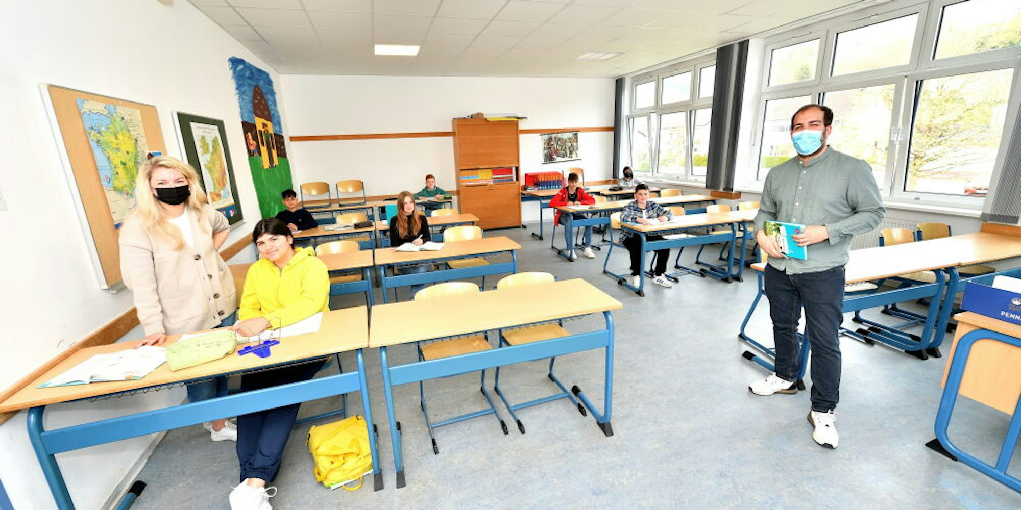 In der Ferienschule bekamen 24 Schüler während der Osterferien Nachhilfe im Fach Mathematik.