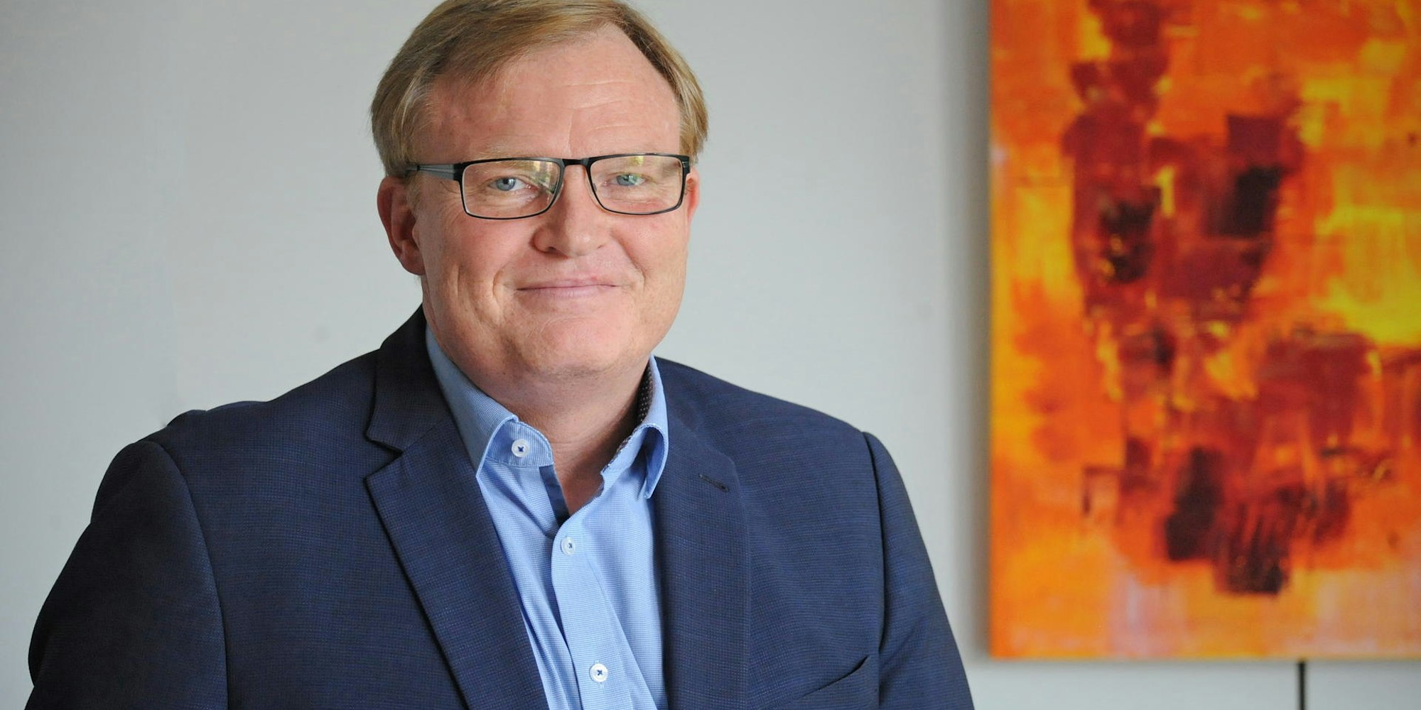 Krisenmanager und „Arbeitstier“: Stefan Caplan will weiterhin Bürgermeister von Burscheid bleiben.