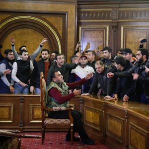 Berg Karabach Besetzes Parlament