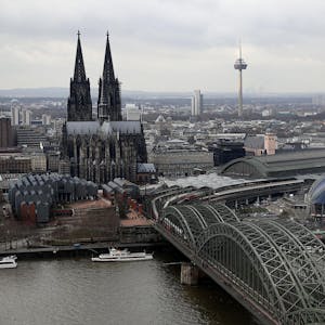 Kölner Dom Luftaufnahme