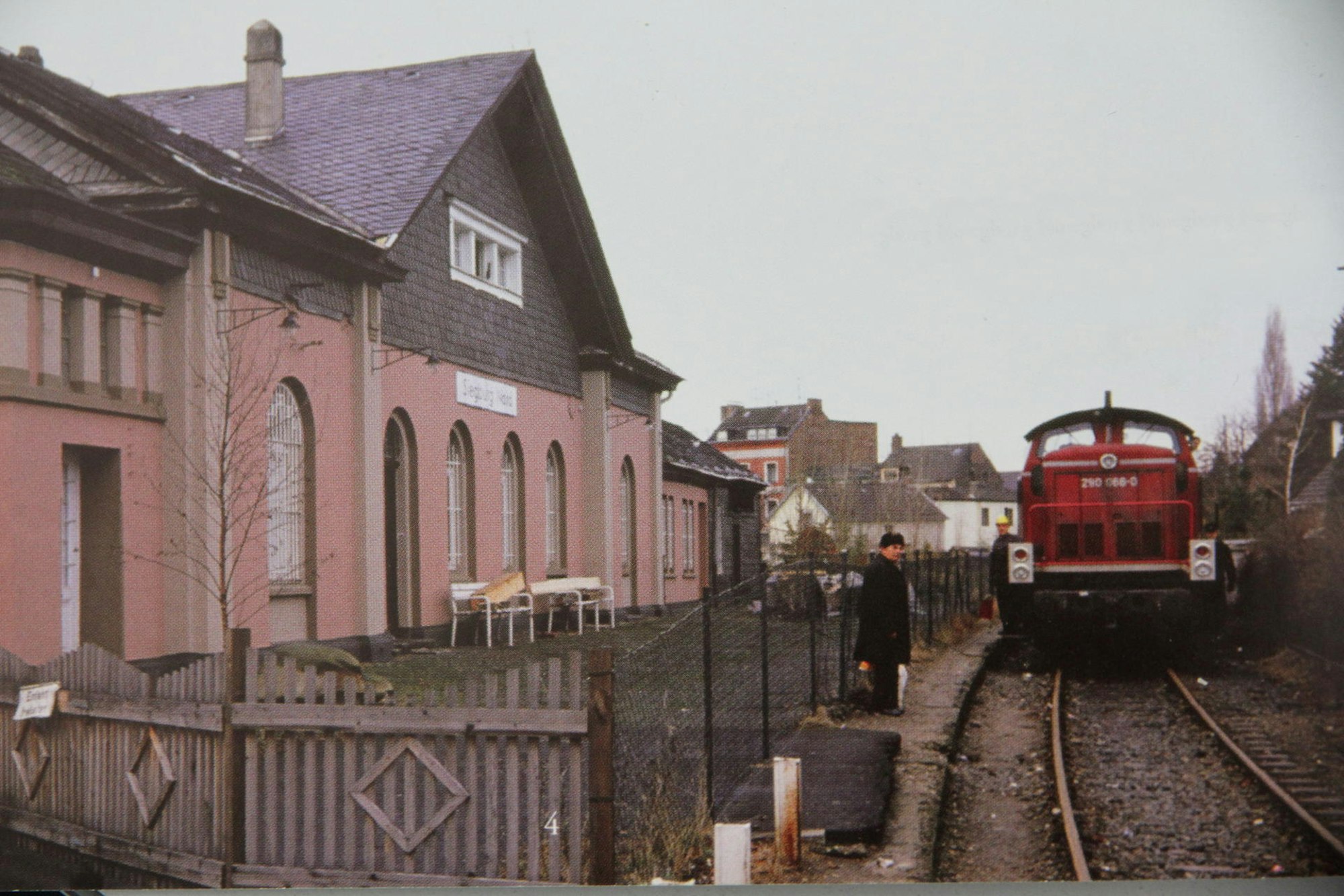 Historischer Bahnhof früher