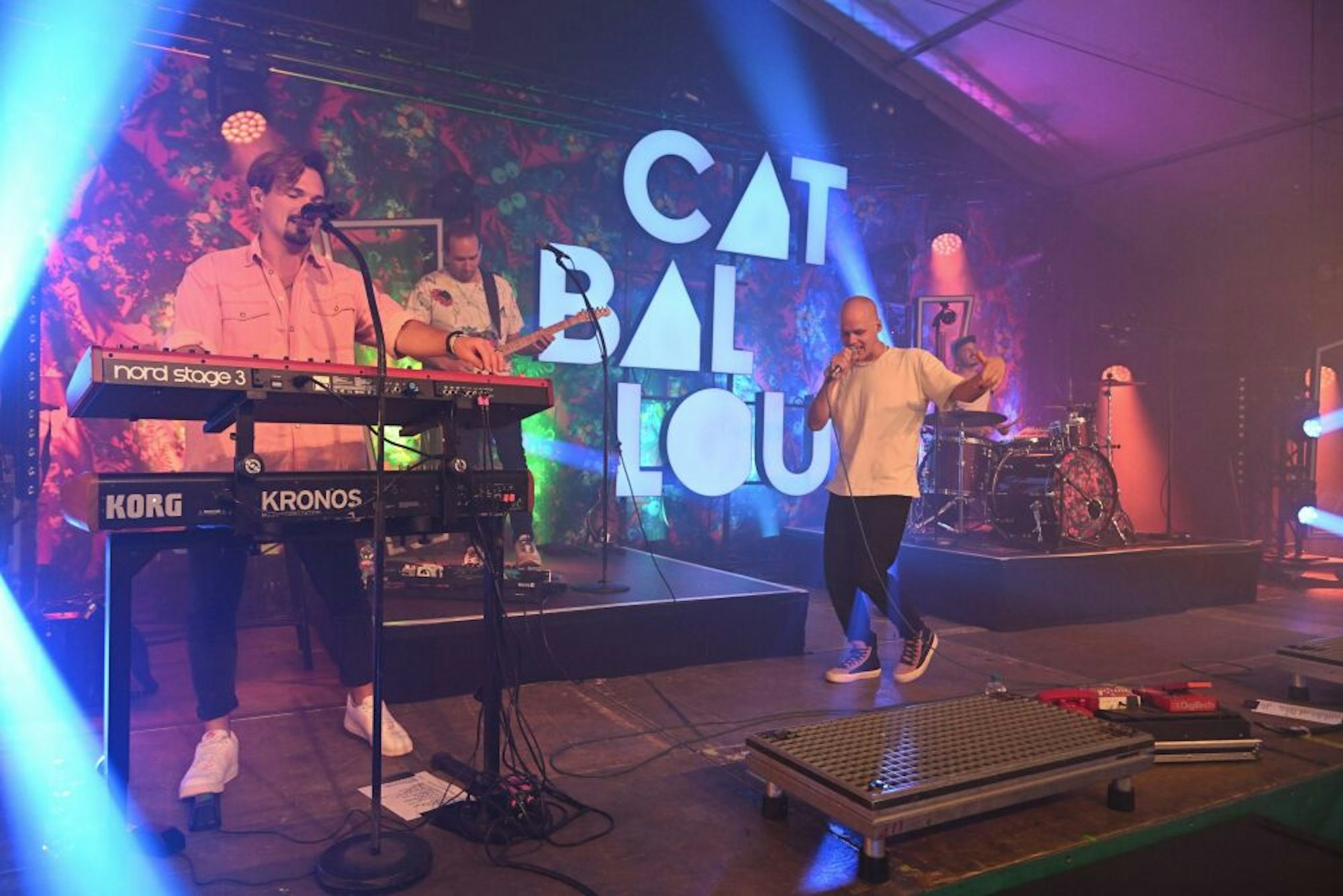 Vor 1700 begeisterten Besuchen spielte am Freitagabend die Gladbacher Band Cat Ballou.