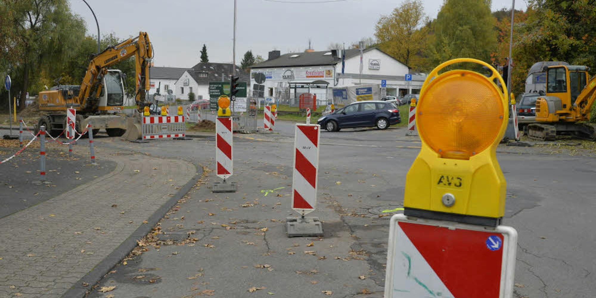 In der Buchholzstraße beginnt die Stadt Bergisch Gladbach mit der Sanierung der Regenwasserkanäle.