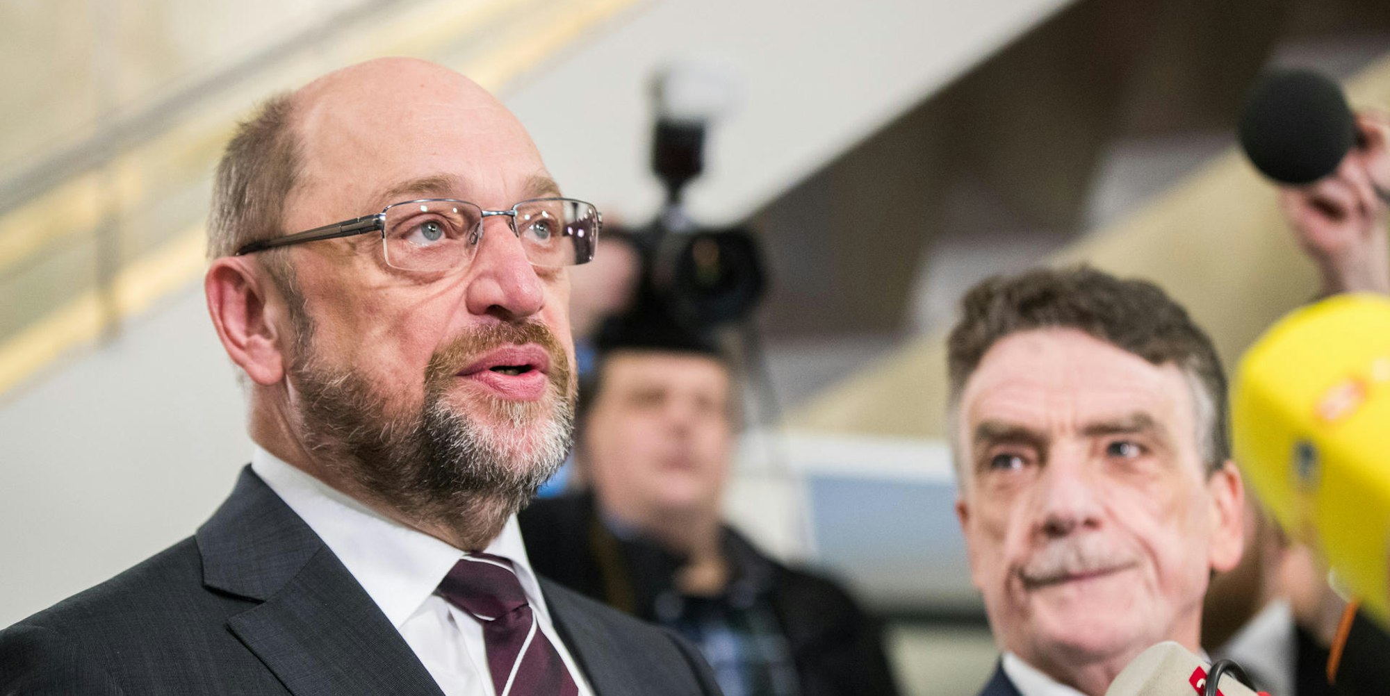Schulz mit Groschek in Dortmund