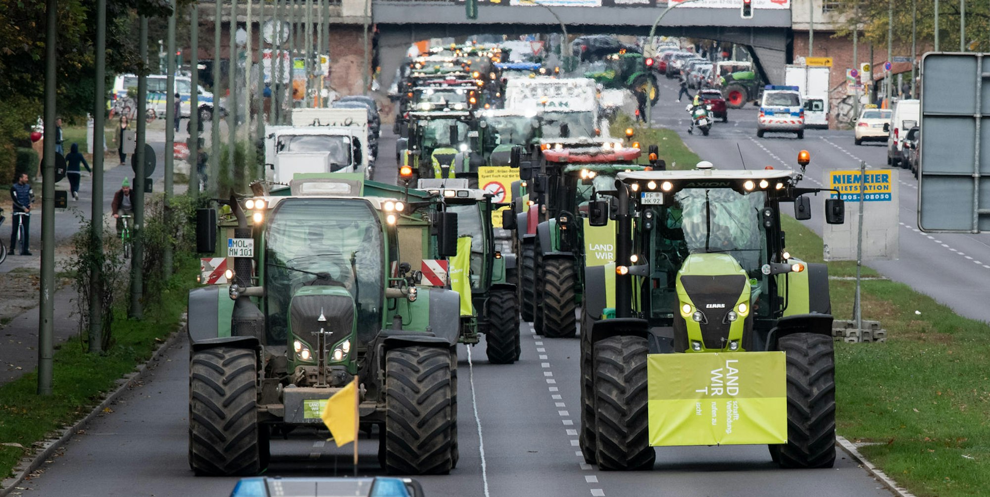 Traktorenproteste 251119