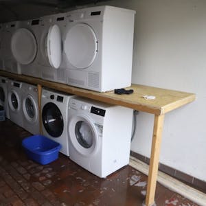 Einen Pop-Up-Waschsalon können Anwohner in Malsbenden im Dreiborner Weg nutzen.