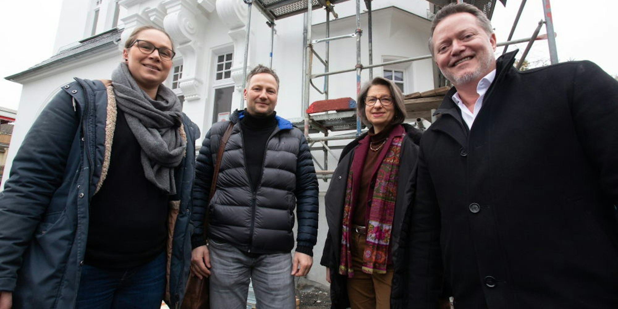 Stellten das Projekt vor: (v.l.) Jennifer Amtenbrink, Andreas Milde, Helene Müller-Speer und Andreas Brechtel.