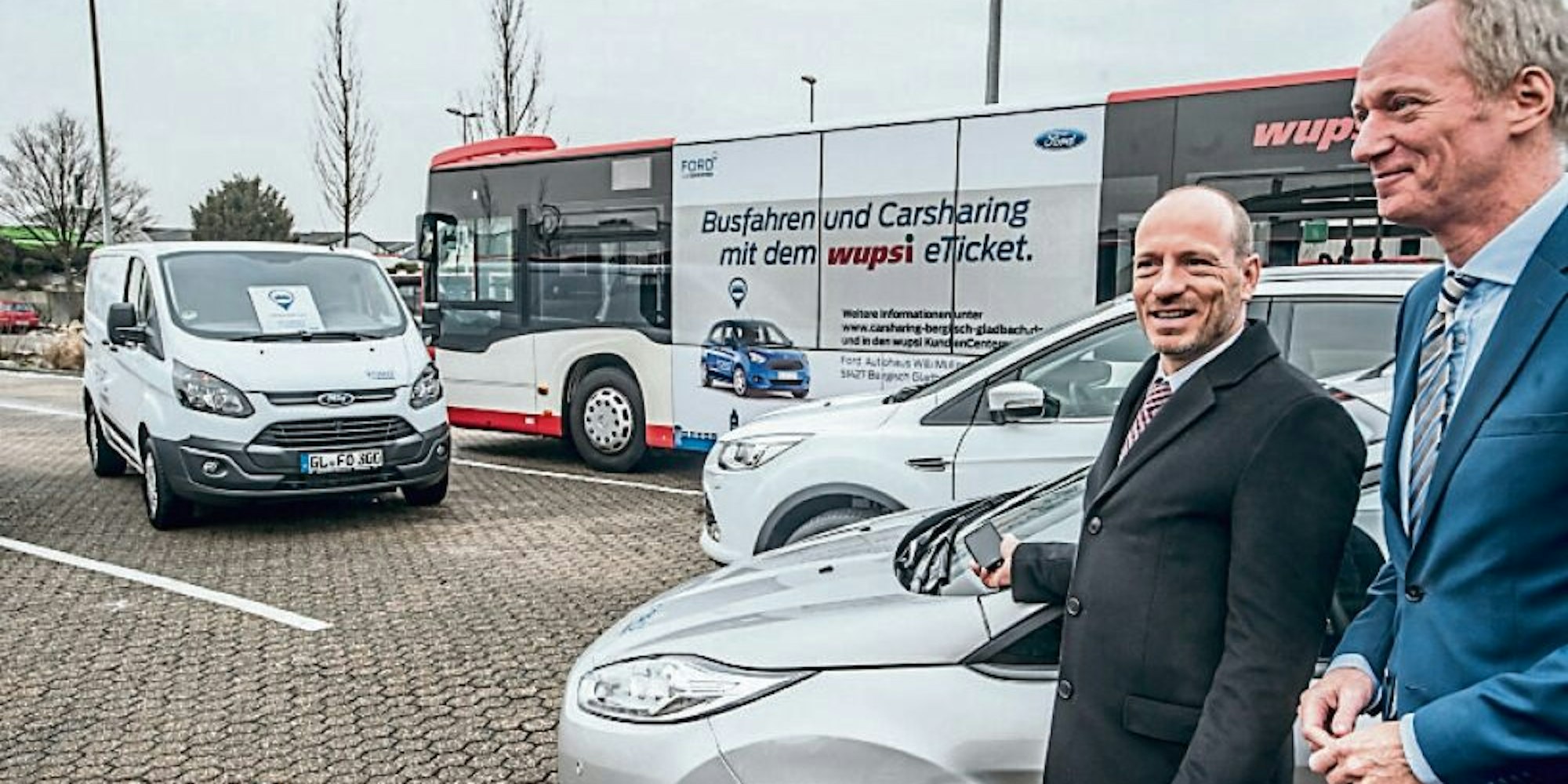 Ein E-Carsharing-System will Wupsi-Geschäftsführer Marc Kretkowski an Rhein-Bergs Mobilstationen einführen.