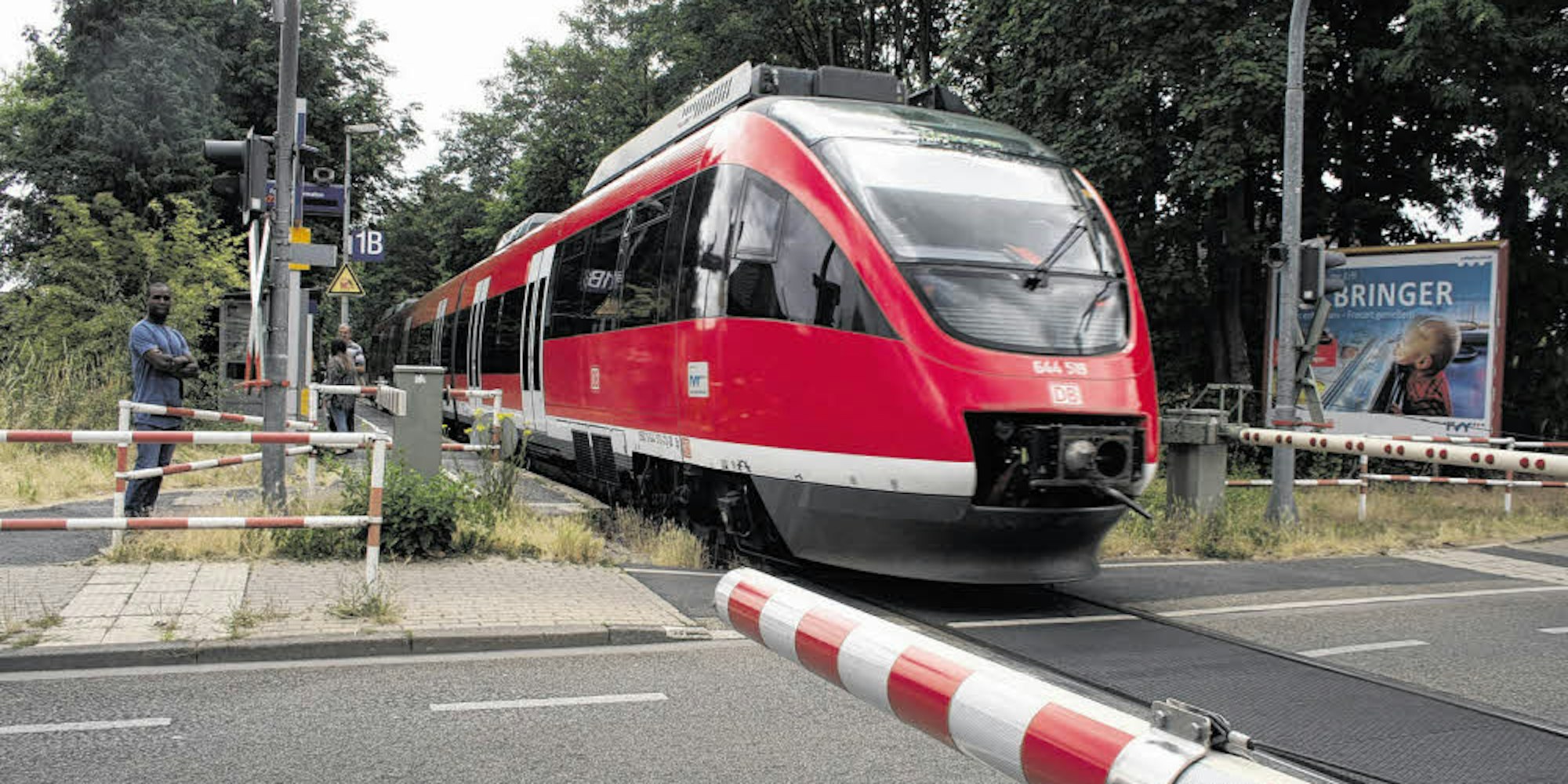 Der Bahnhaltepunkt in Zieverich könnte im Zuge des S-Bahn-Ausbaus Richtung Innenstadt verlegt werden.