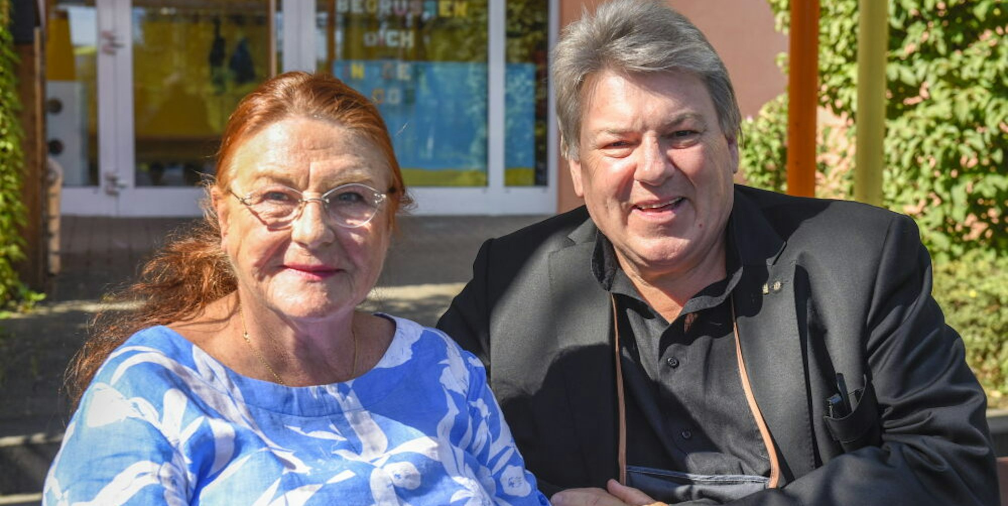 Landrat Michael Kreuzberg (CDU) und seine Ehefrau Ellen Thoben-Kreuzberg am Tag der Kommunalwahl im September.
