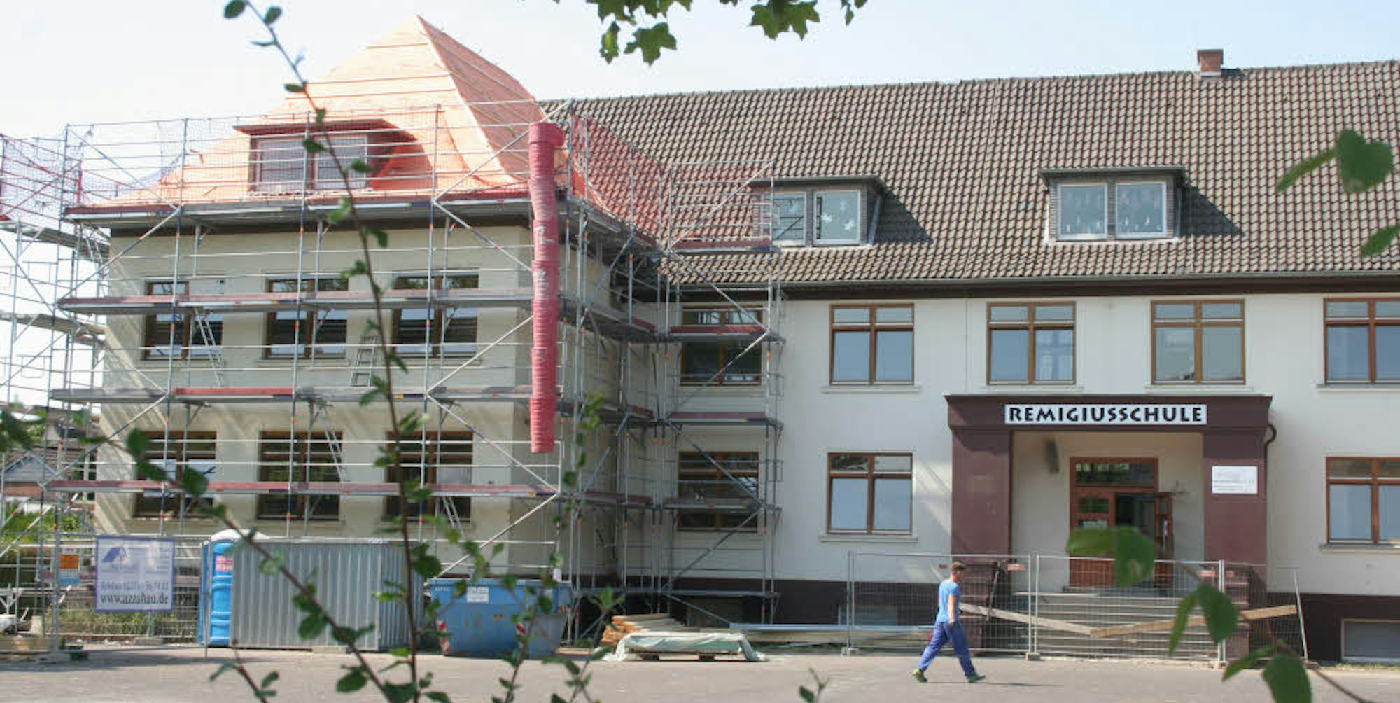 Für rund 800.000 Euro wird die Remigiusschule in Bergheim saniert.
