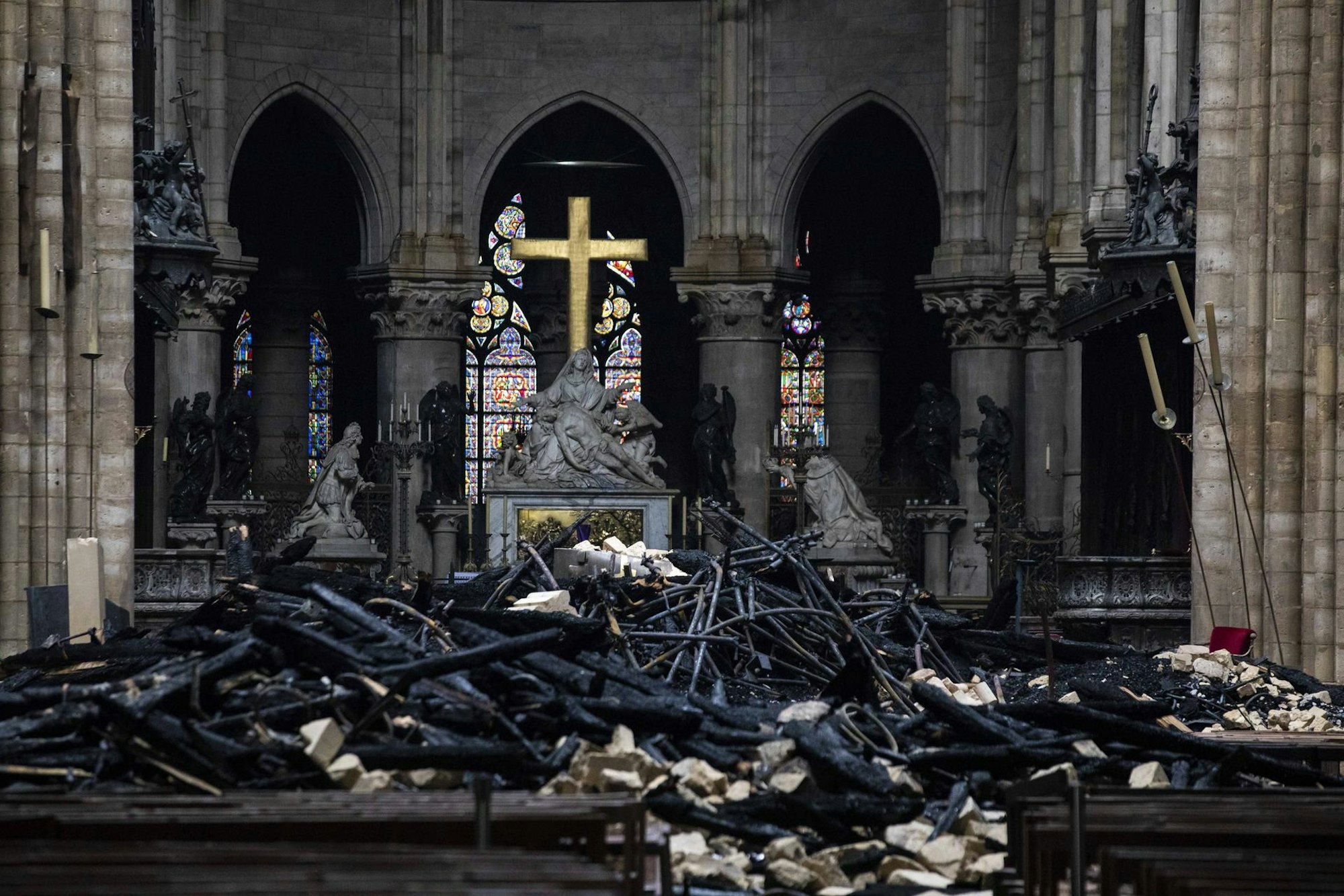Notre Dame nach Brand