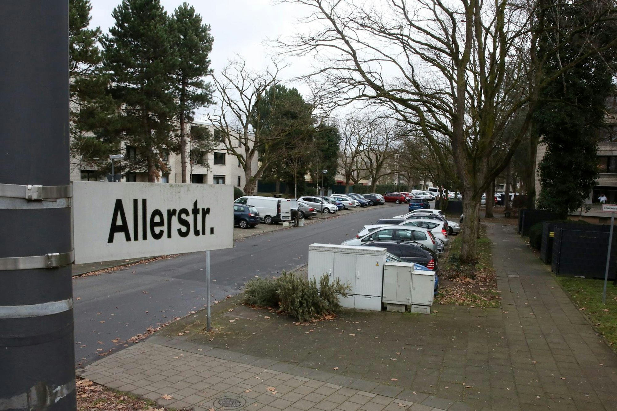 Die Allerstraße in Köln-Chorweiler.