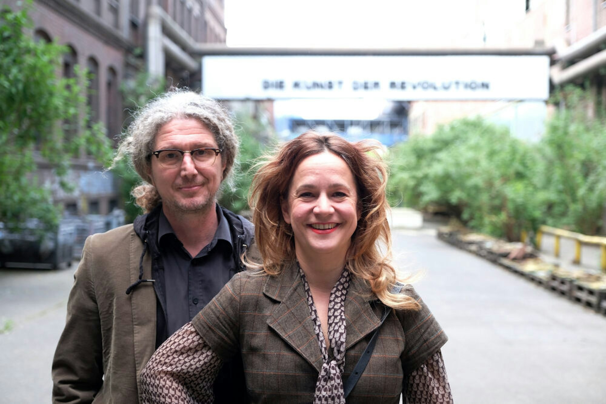 Marc Leßle und Anja Kolacek vom „Raum13“