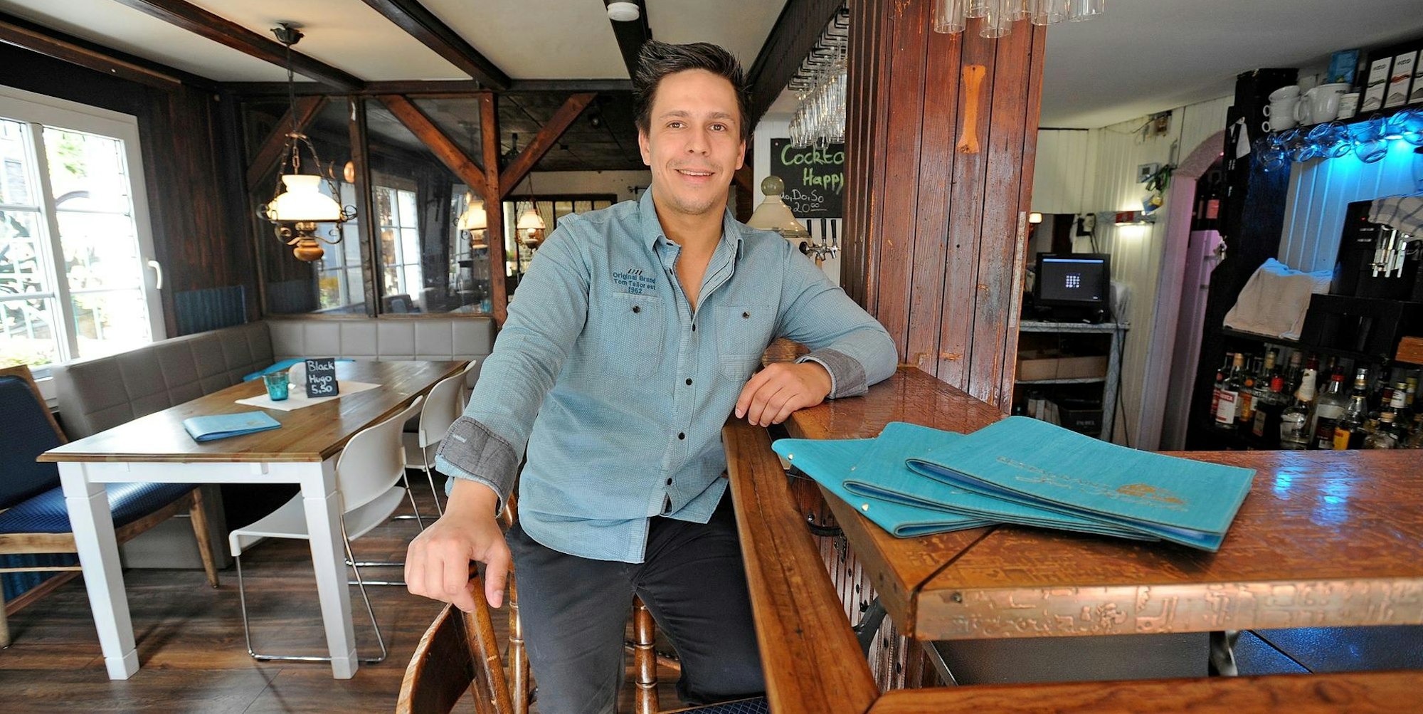 Nicolai Esser kocht in der „Kutsche“: Seit bald zwei Jahren betreibt er das Traditionsrestaurant in Leichlingen.