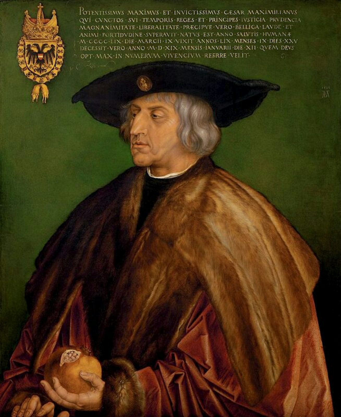 Portrait Maximilians I. von Albrecht Dürer 