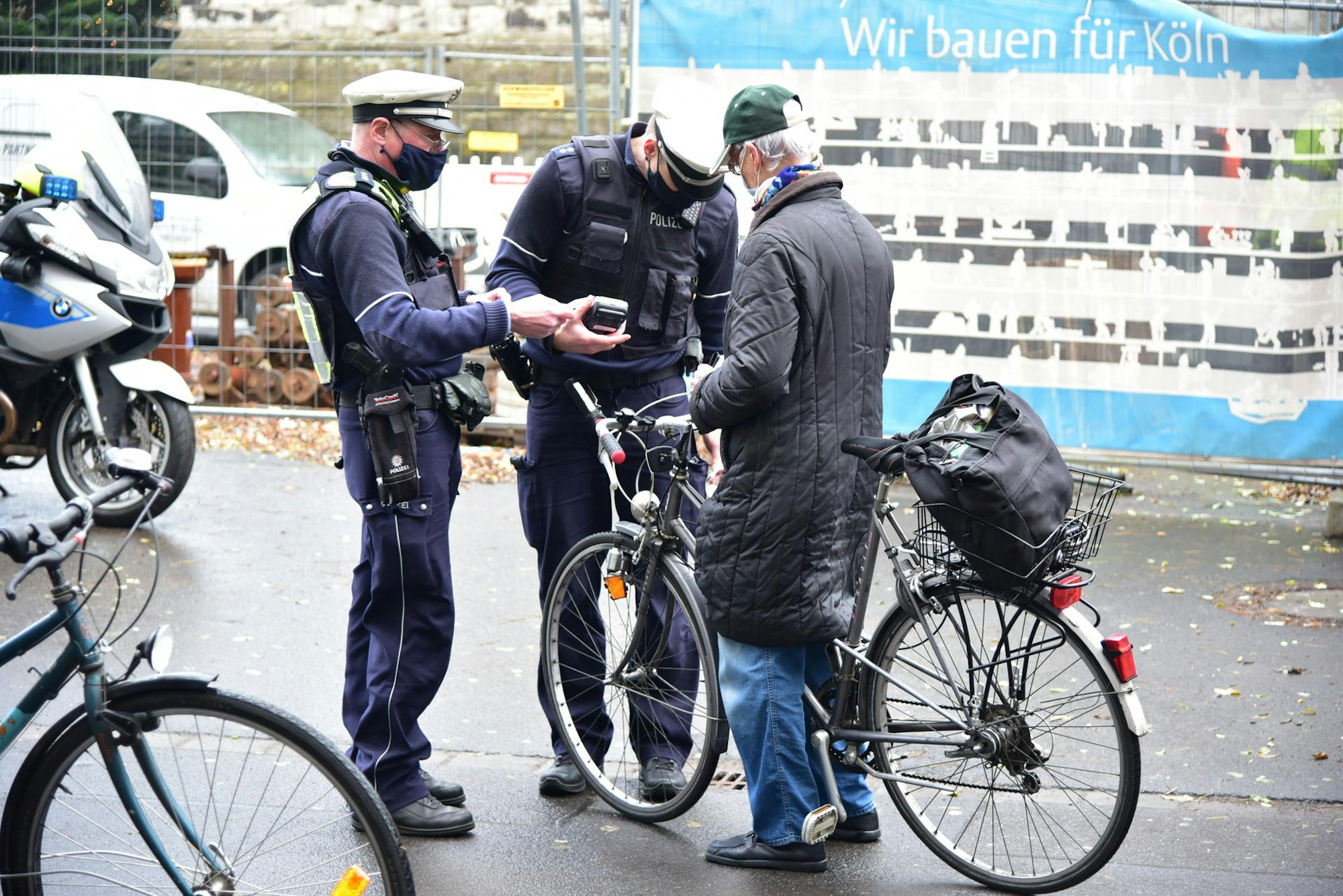 Polizeikontrolle Waidmarkt