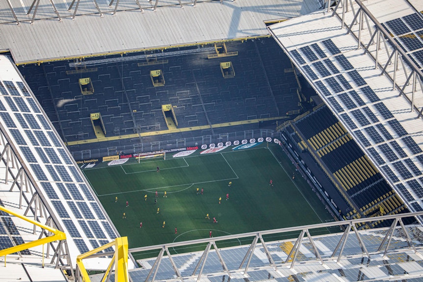 Dortmund Stadion Luftaufnahme