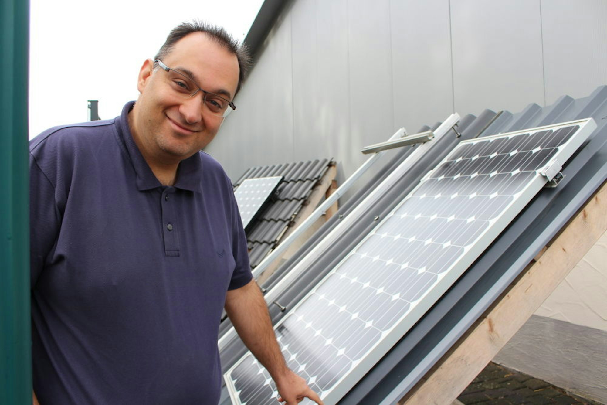 Nicht zufrieden mit der Regierung: Solar-Technik-Unternehmer Christian Salewski.