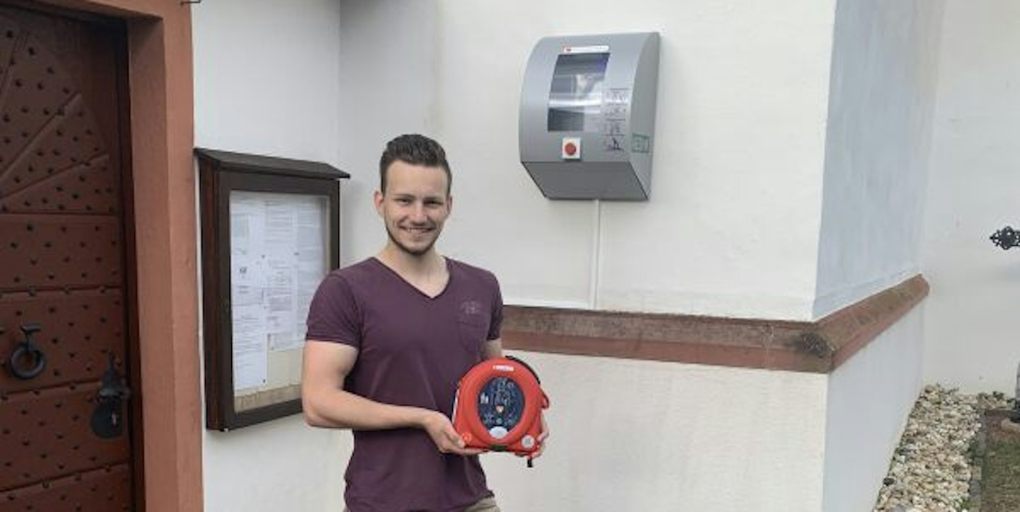 Überzeugte die Bürger davon, für einen Defibrillator zu spenden: Jan Schäfer.