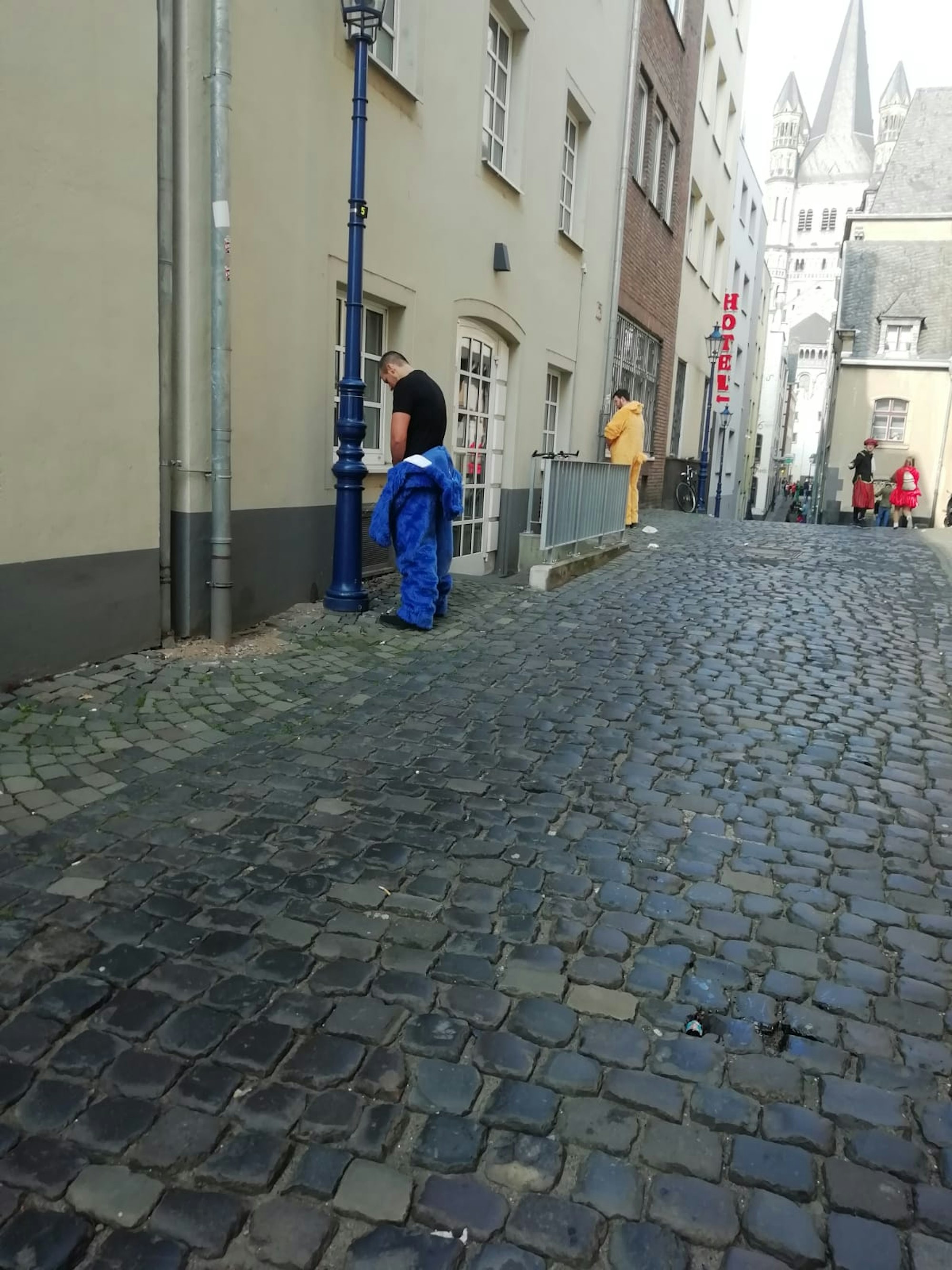 Die Gassen in der Altstadt werden an Karneval häufig als Toiletten missbraucht