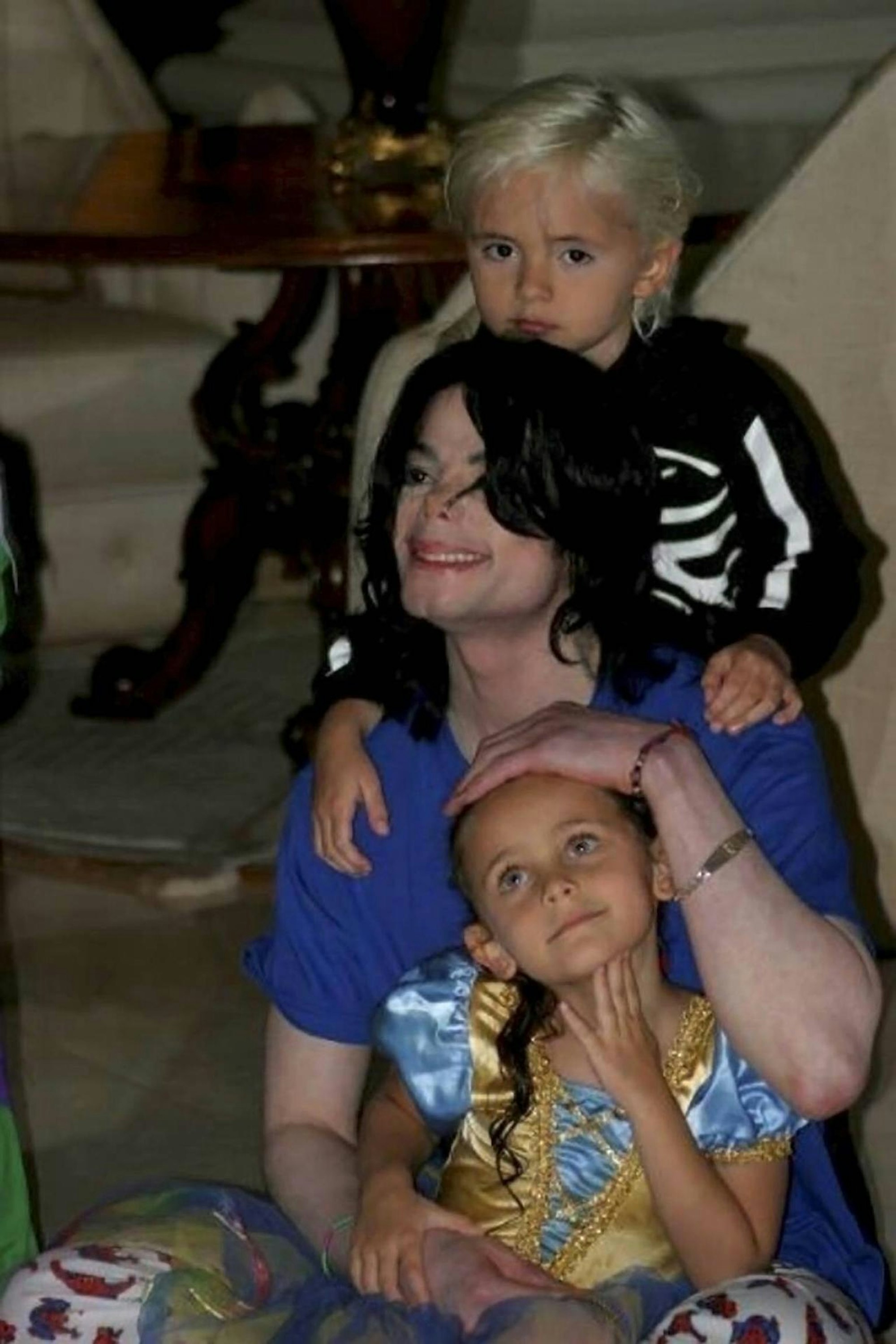 Michael Jackson mit seinen kindern