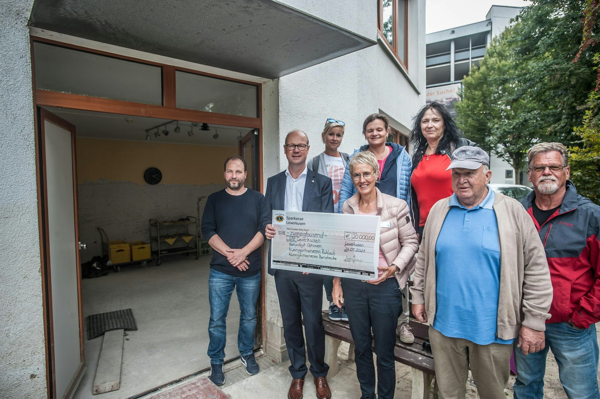 Freuen sich über 20000 Euro Spenden: Das SPZ, die Kleingartenvereine Ruhlach und Bernshecke und das Naturgut. 