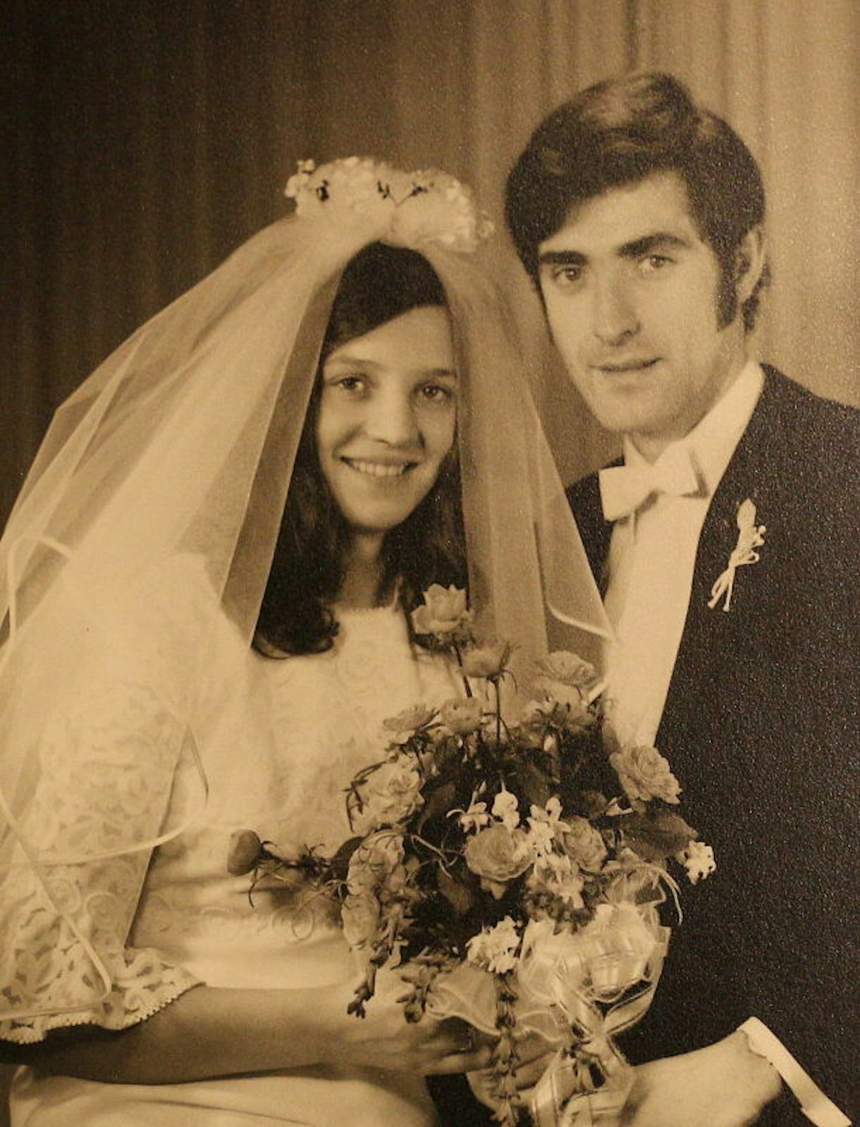 Das Hochzeitsfoto von vor 50 Jahren.