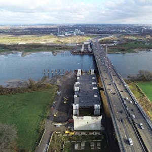 Luftbilder Rheinbrücke Leverkusen2