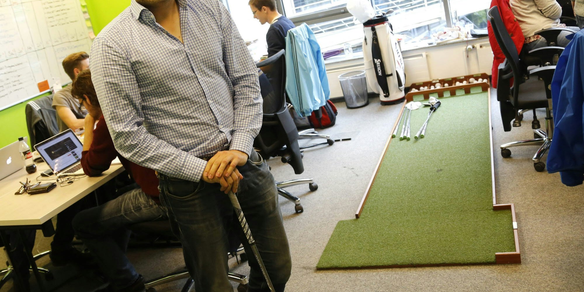 Matthias Gräf (31) hat eine Online-Plattform für Golfer gegründet.