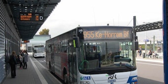 Der öffentliche Busverkehr in Kerpen, hier am Busbahnhof Horrem, könnte in die Stadtwerke integriert werden.