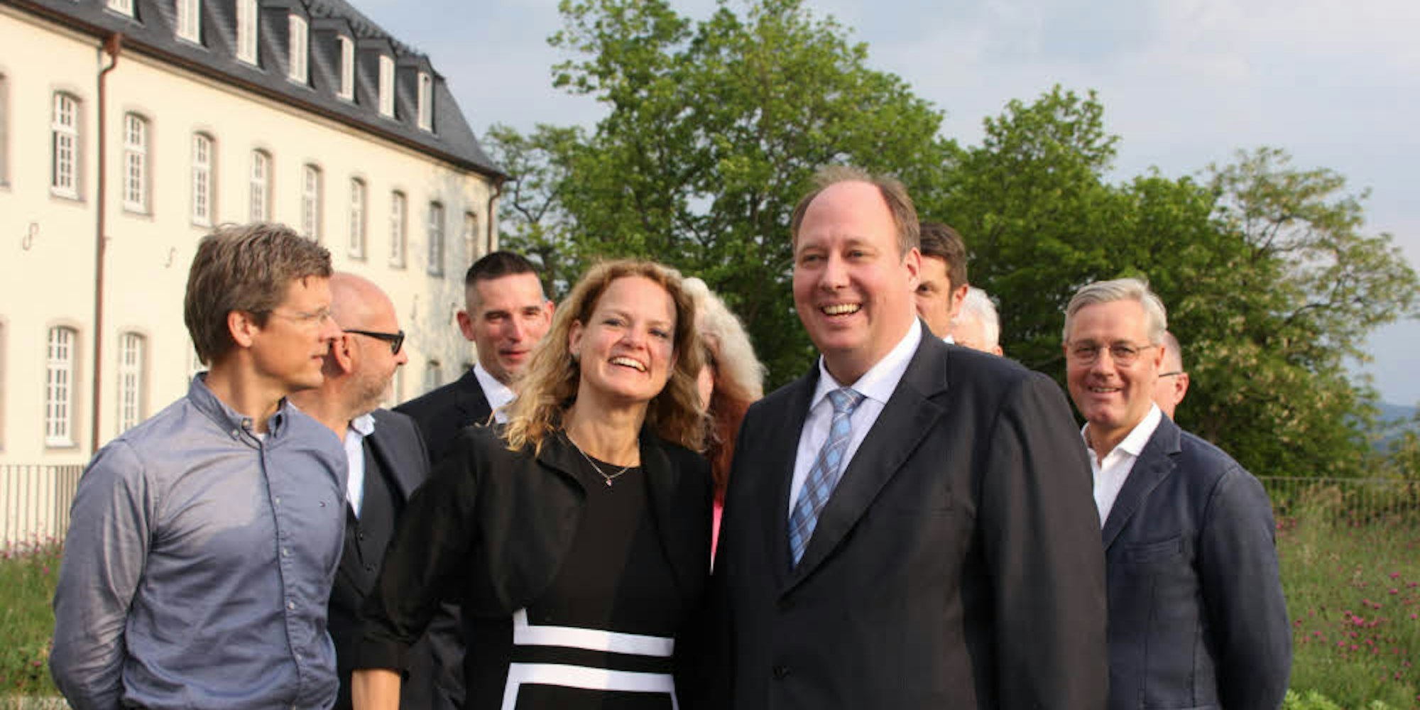 Kanzleramtschef Dr. Helge Braun (2.v.r.) besuchte die Mittelstands- und Wirtschaftsvereinigung der CDU im Kreis. Unter den Gästen war auch Bürgermeisterkandidatin Ulla Thiel.