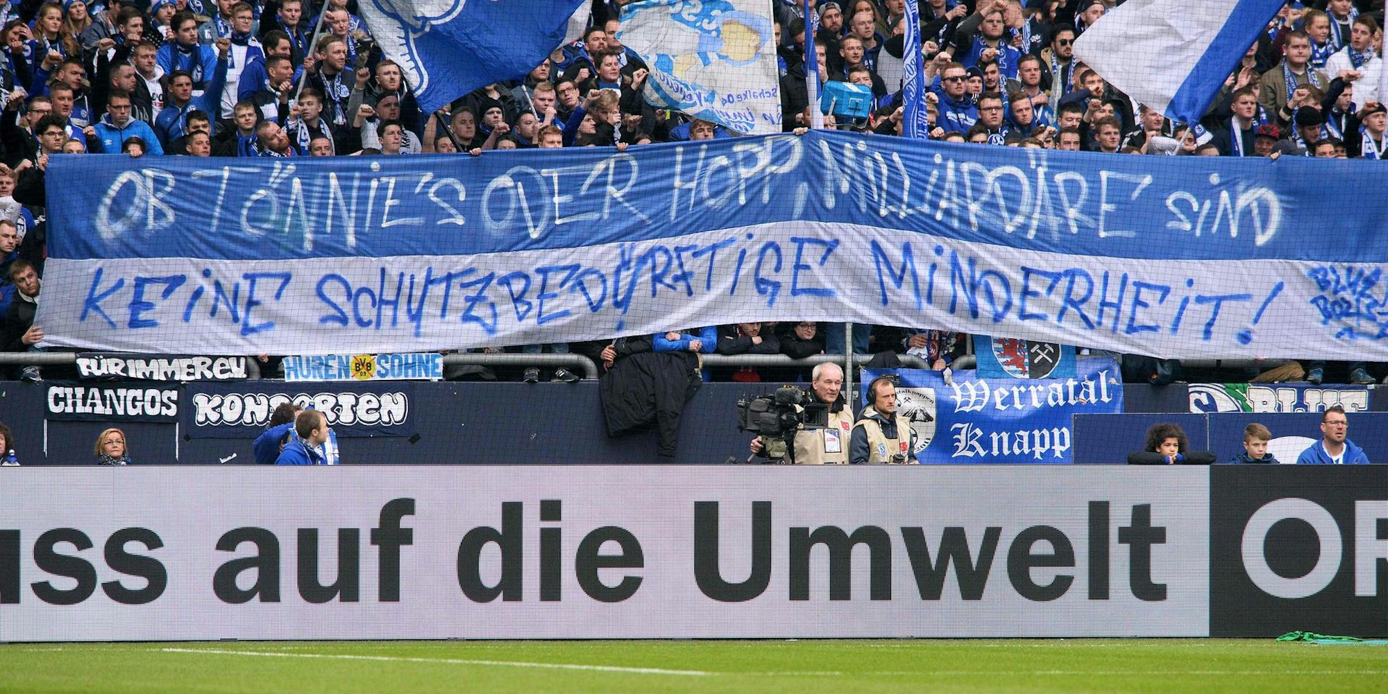 Schalke Protest gegen Hopp