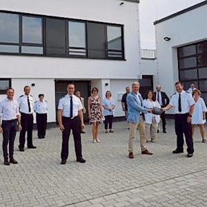 Erweitert und modernisiert ist das Feuerwehrhaus Rösrath, das im Sommer 2020 offiziell übergeben wurde.