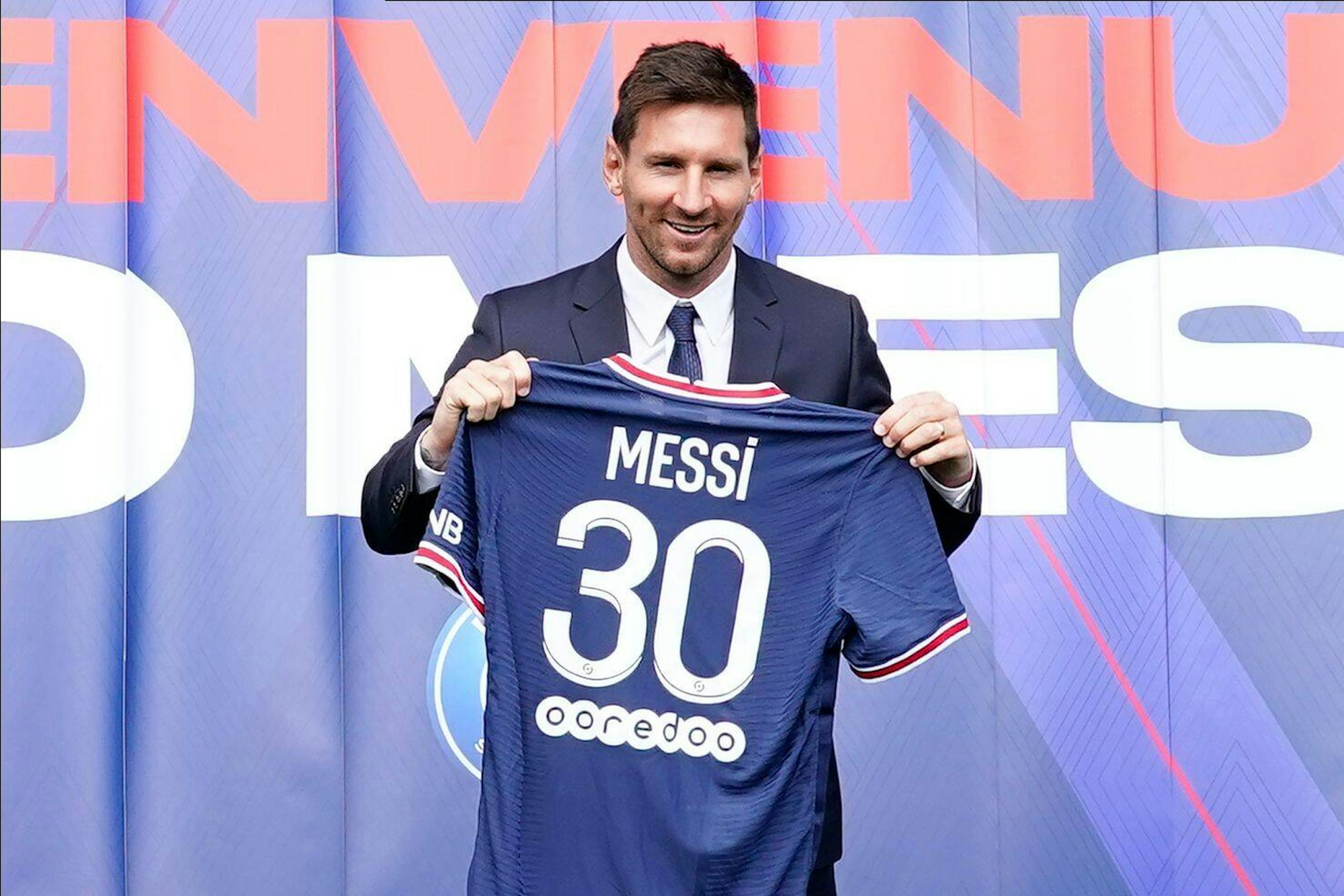 Messi PSG Ankunft
