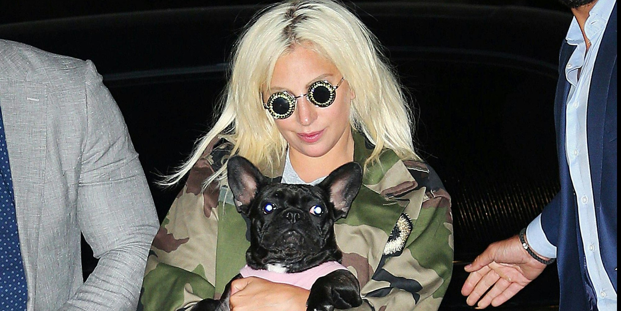 Lady Gaga mit Hund