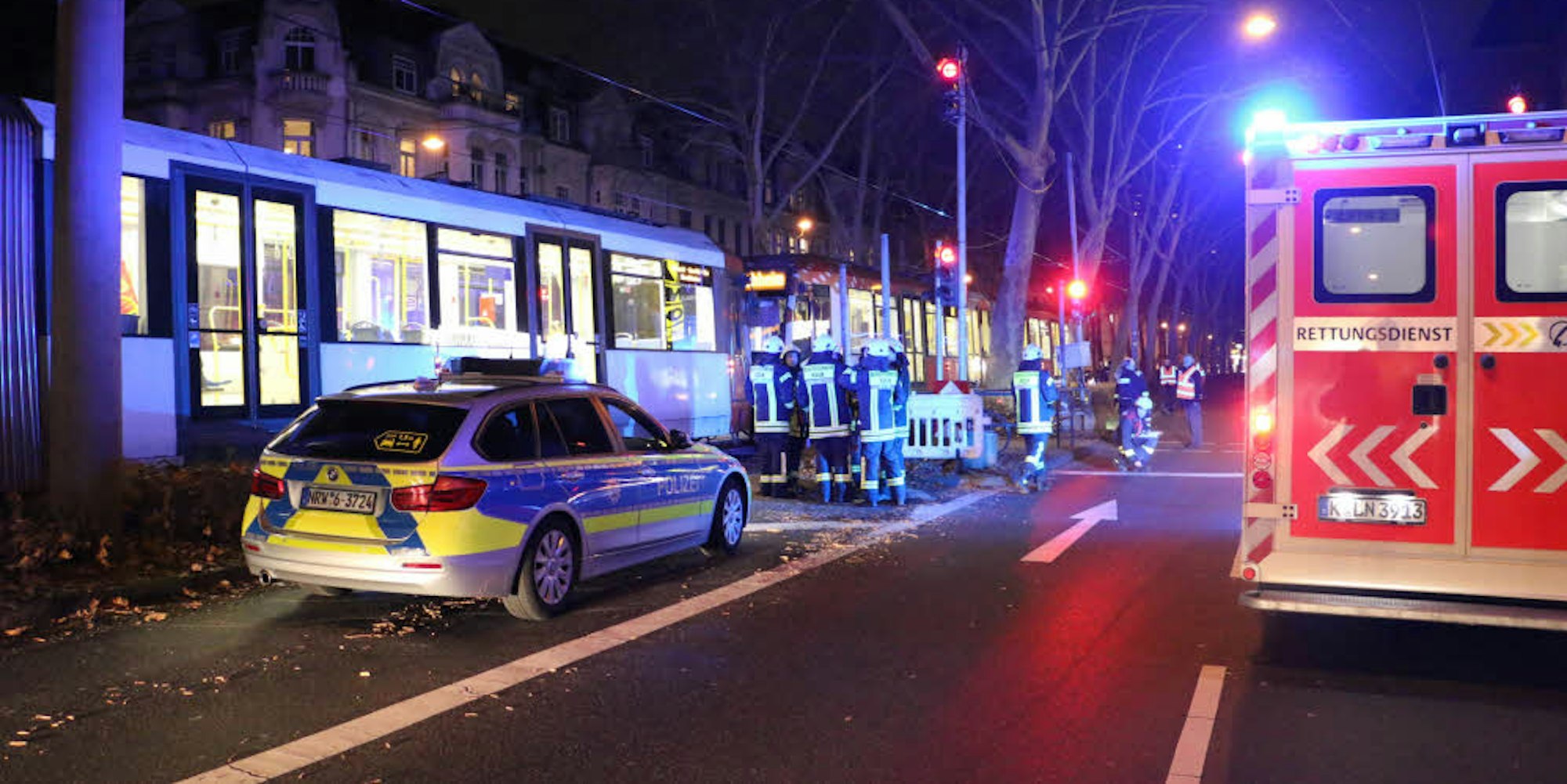 Ort des Geschehens: An der Luxemburger Straße wurde die Frau von der Bahn erfasst und mitgeschleift.
