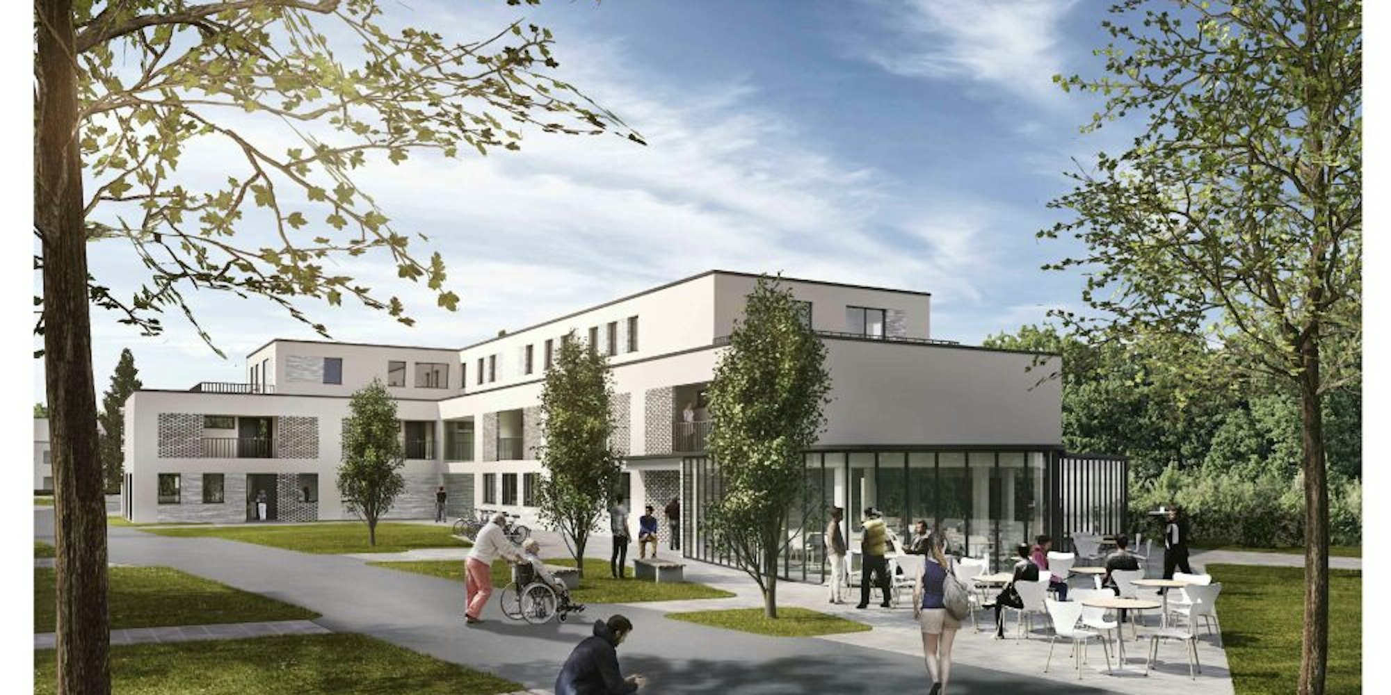 Neben der LVR-Donatusschule soll ein inklusives Wohnquartier entstehen.