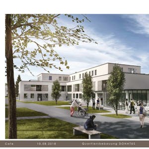 Neben der LVR-Donatusschule soll ein inklusives Wohnquartier entstehen.