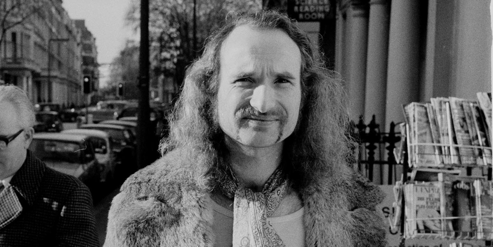 Holger Czukay im Jahr 1974 in London