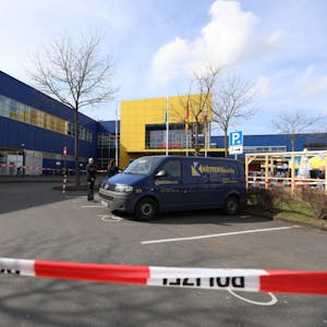 Überfall auf einen Geldtransporter bei Ikea in Köln-Godorf, bei dem Thomas Drach beteiligt gewesen sein soll.