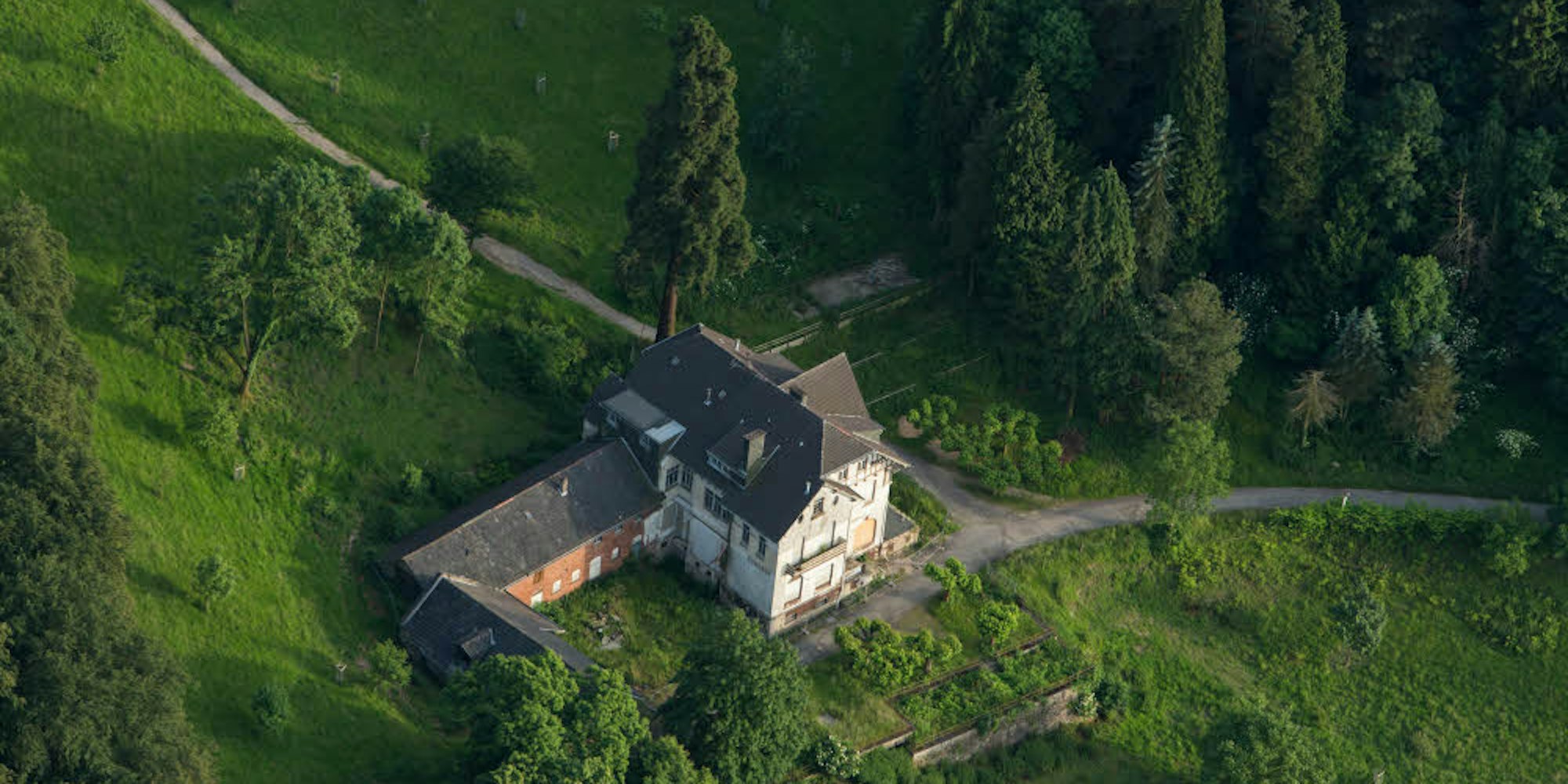Auf 6000 Quadratmeter erstreckt sich das zum Verkauf stehende Grundstück in Sichtweite von Schloss Drachenburg und mitten im Naturschutzgebiet Siebengebirge.
