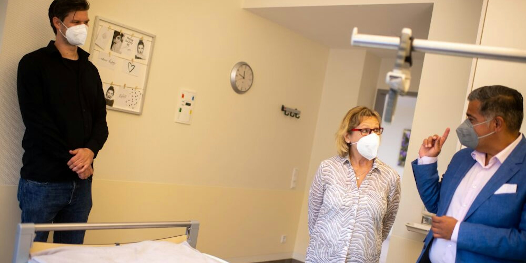 Zehn Hospiz-Zimmer gibt es übergangsweise im Marien-Hospital. Die ersten beiden sind bereits bezogen.